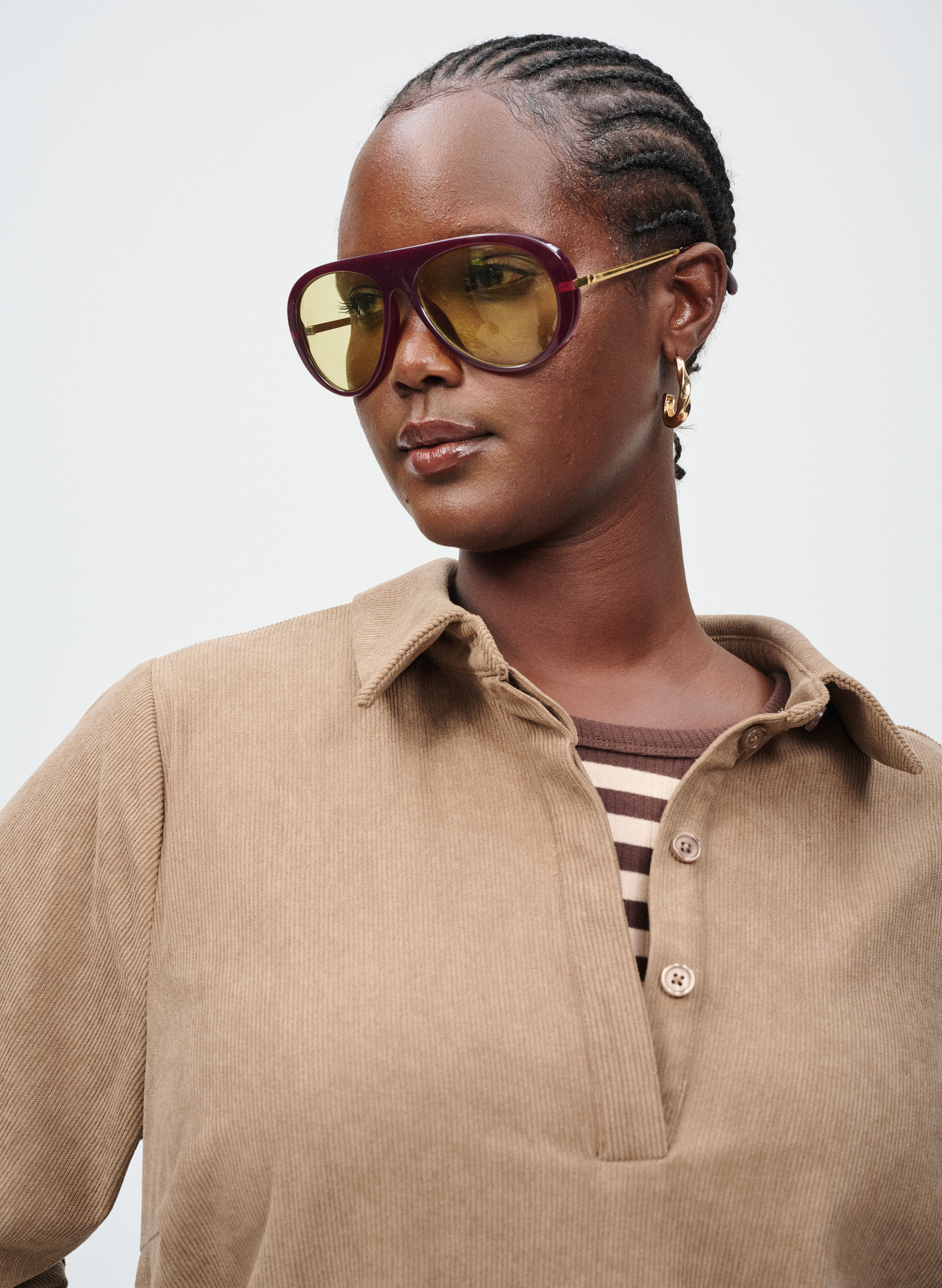 Zizzi Ensemble en velours, , Model