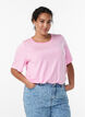 T-Shirt mit TENCEL&trade; Lyocell und Streifen, Pink, Model image number 0