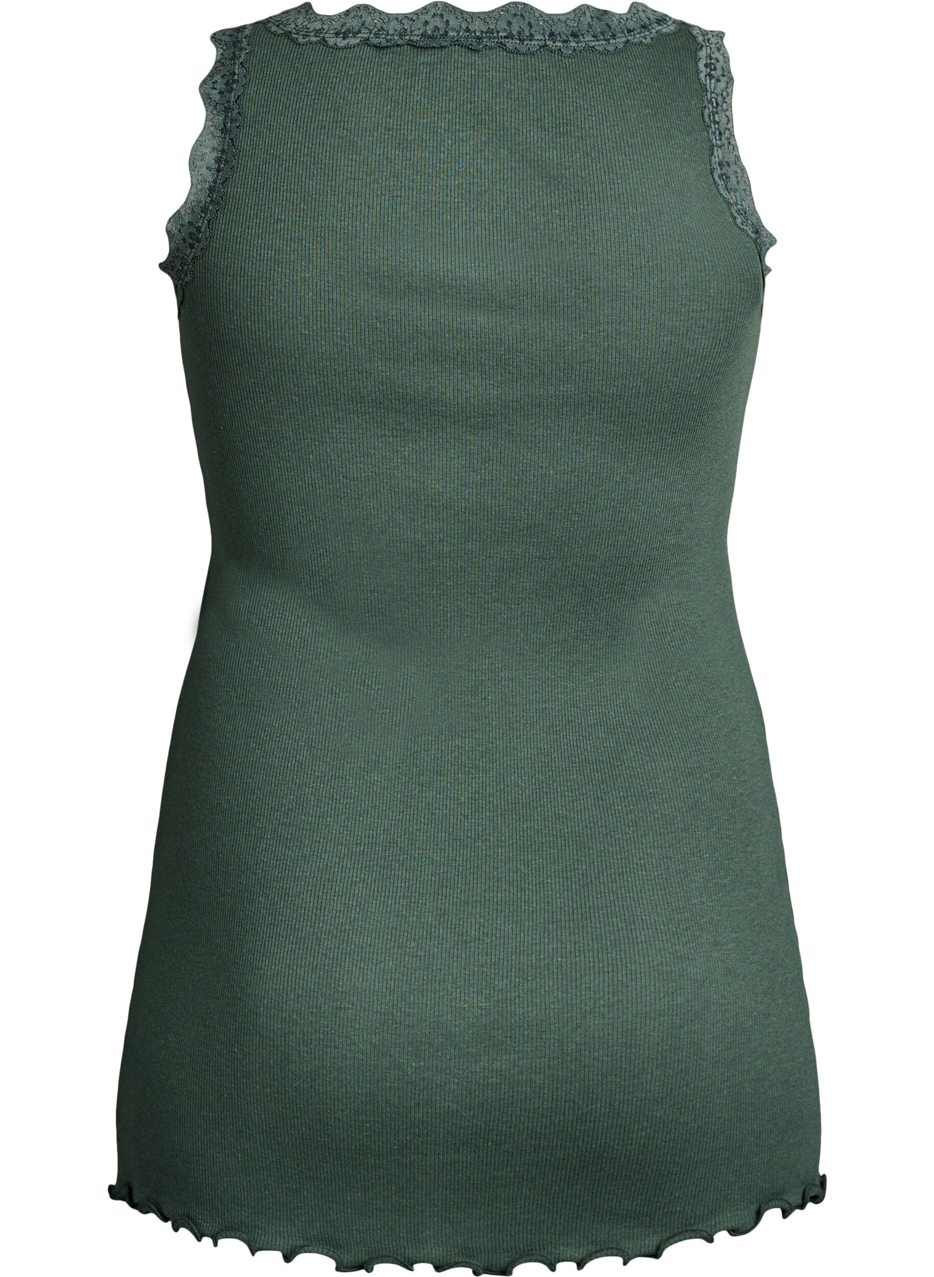 ZizziSpitzentop, Gr&uuml;n, Packshot image number 1