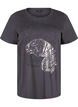 Baumwoll-T-Shirt mit Druck, Asphalt w. Tiger, Packshot image number 0