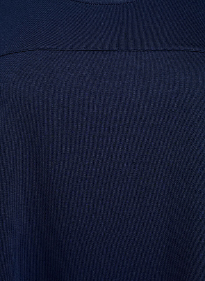 Robe en jersey &agrave; manches courtes et poches, Bleu, Packshot image number 2