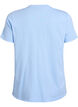 Basic T-Shirt aus Baumwolle mit Rundhalsausschnitt, Blau, Packshot image number 1