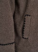 Veste teddy avec d&eacute;tails contrastants, Marron, Packshot image number 3