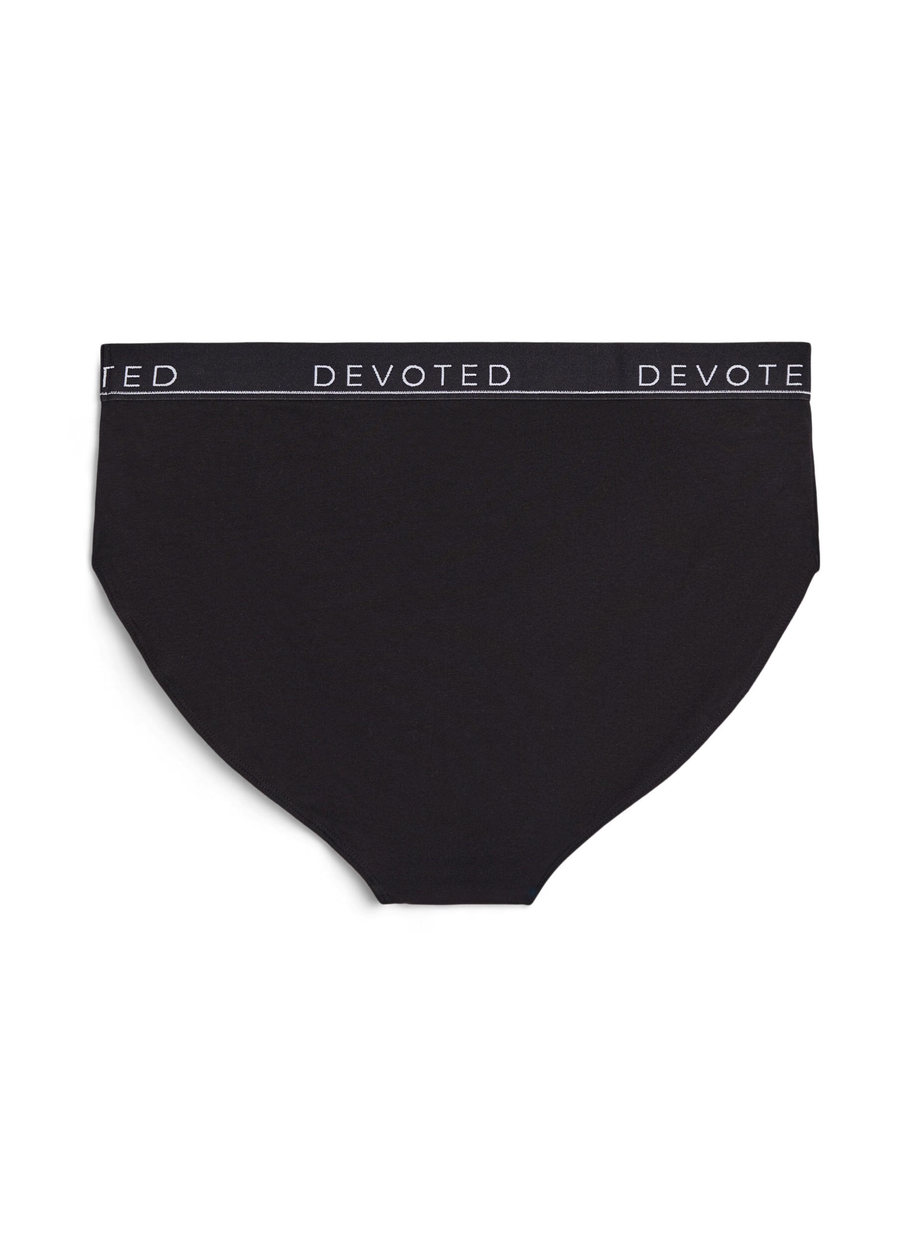 ZizziBaumwoll-H&ouml;schen mit regul&auml;rer Taille, Schwarz, Packshot image number 1