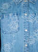 Veste en jean à fleurs, Light Blue Denim, Packshot image number 2