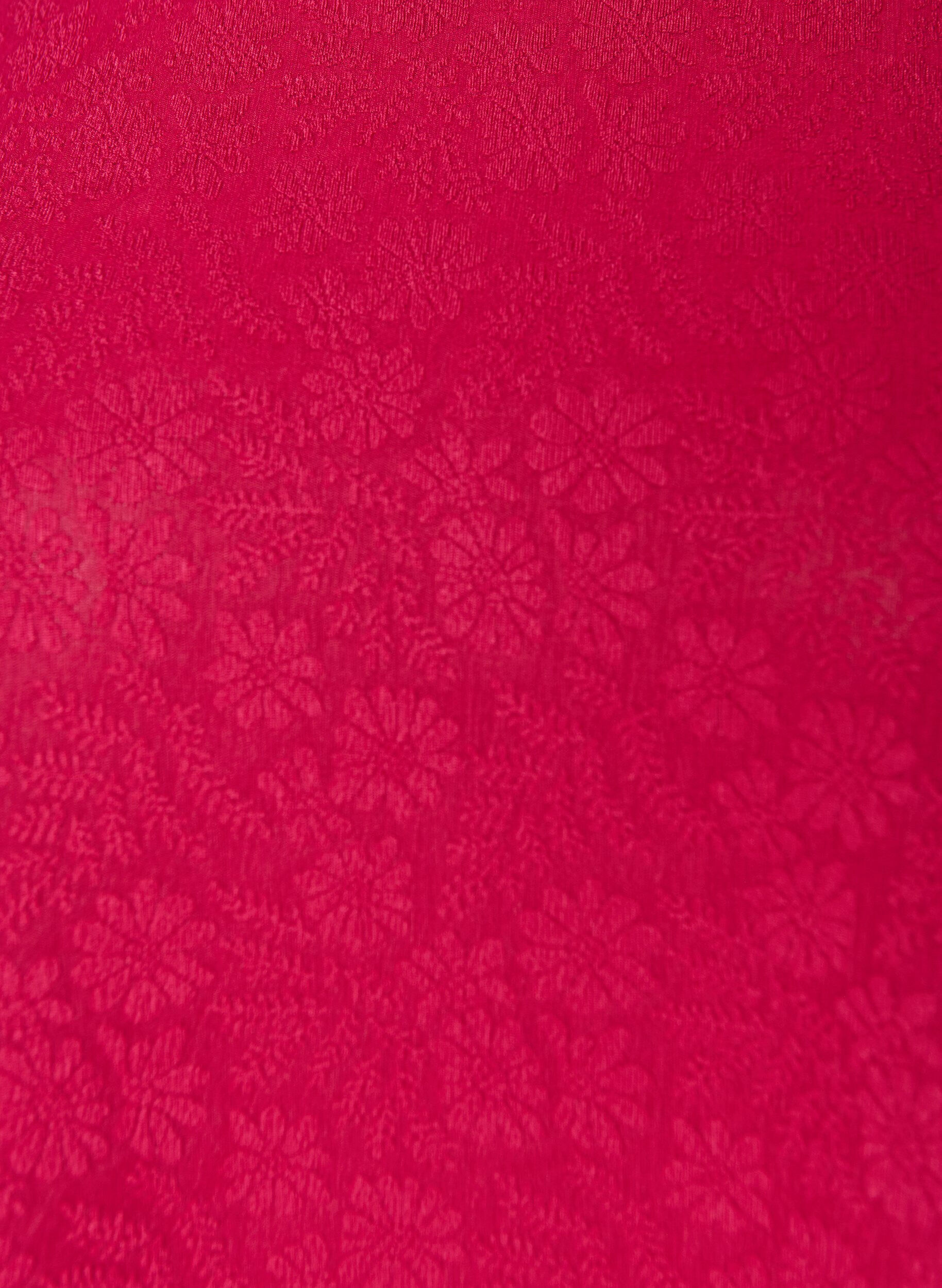 ZizziBlouse textur&eacute;e &agrave; manches courtes, Rose, Packshot image number 2