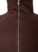 Cardigan sweat avec col montant et zip, Marron, Packshot image number 2