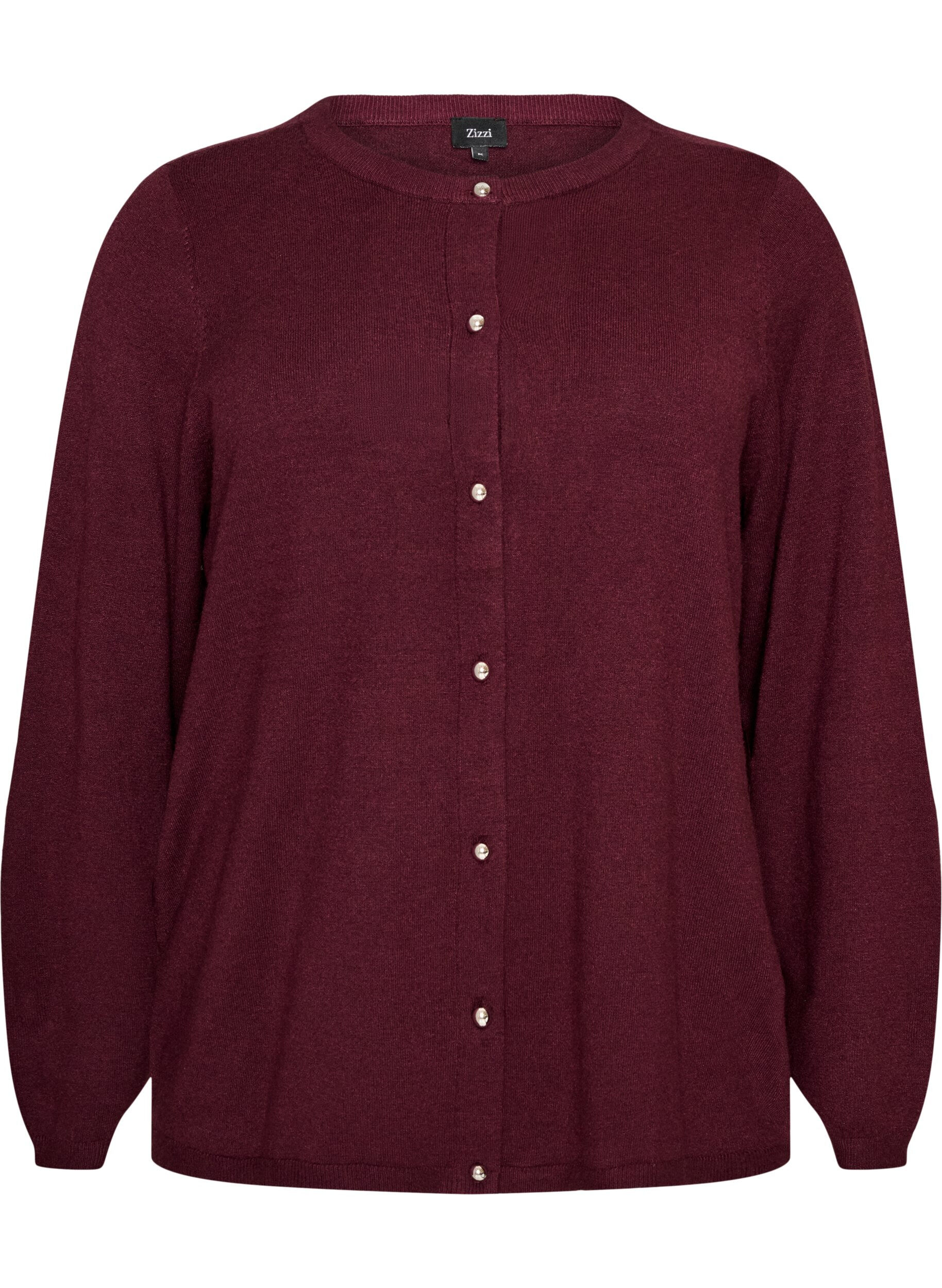 Cardigan mit runden Kn&ouml;pfen