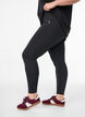 Legging sport basic cropped, Noir, Model image number 0