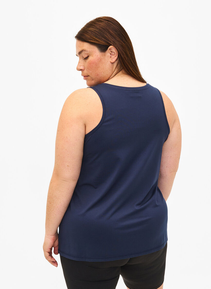 T-shirt de sport à col rond, Night Sky, Model image number 1