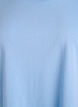 T-Shirt aus Baumwollmischung mit kurzen &Auml;rmeln, Blau, Packshot image number 2