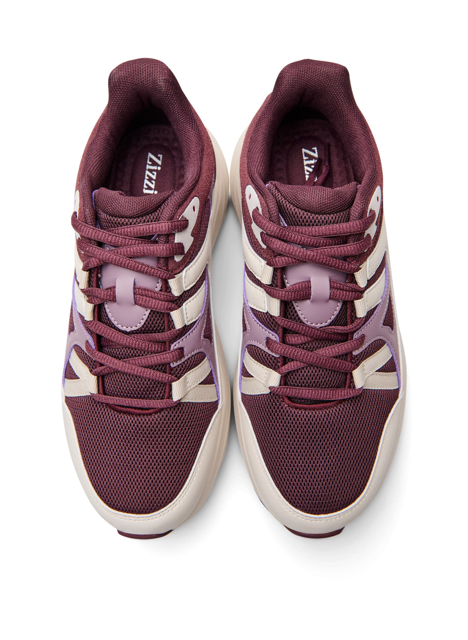 Zizzi Bequeme Sneakers mit einer sto&szlig;d&auml;mpfenden Sohle, Rot, Packshot image number 2