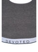 Soutien-gorge chiné à bretelles réglables, Medium Grey Melange, Packshot image number 2