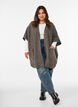 Cardigan ouvert sur le devant &agrave; manches larges, Marron, Model image number 1