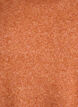 Pull ample en maille avec coutures apparentes, Orange foncé, Packshot image number 2