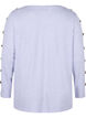 Chemisier à manches longues avec détails de boutons, Cosmic Sky Melange, Packshot image number 1