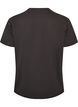 T-shirt en coton avec imprim&eacute; devant, Gris anthracite, Packshot image number 1