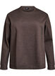 Sweat-shirt &agrave; col ras du cou, Marron, Packshot image number 0