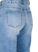 Jean cropped Vera avec détails déchirés	, Blue Denim, Packshot image number 3