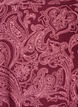 Robe courte en coton avec un ourlet &eacute;lastique et des manches longues, Bordeaux fonc&eacute;, Packshot image number 2