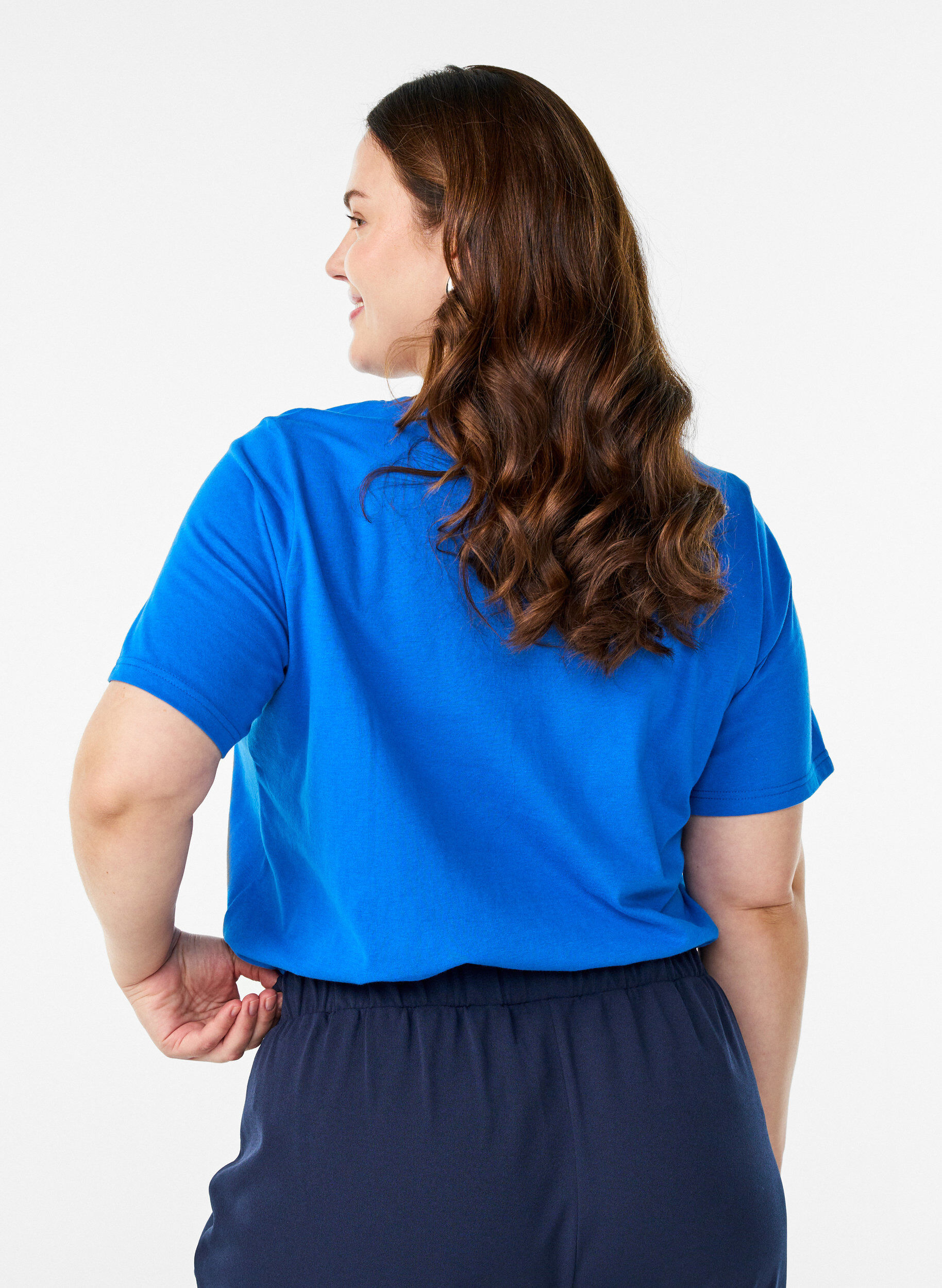 ZizziT-shirt imprim&eacute;, Bleu, Model image number 2