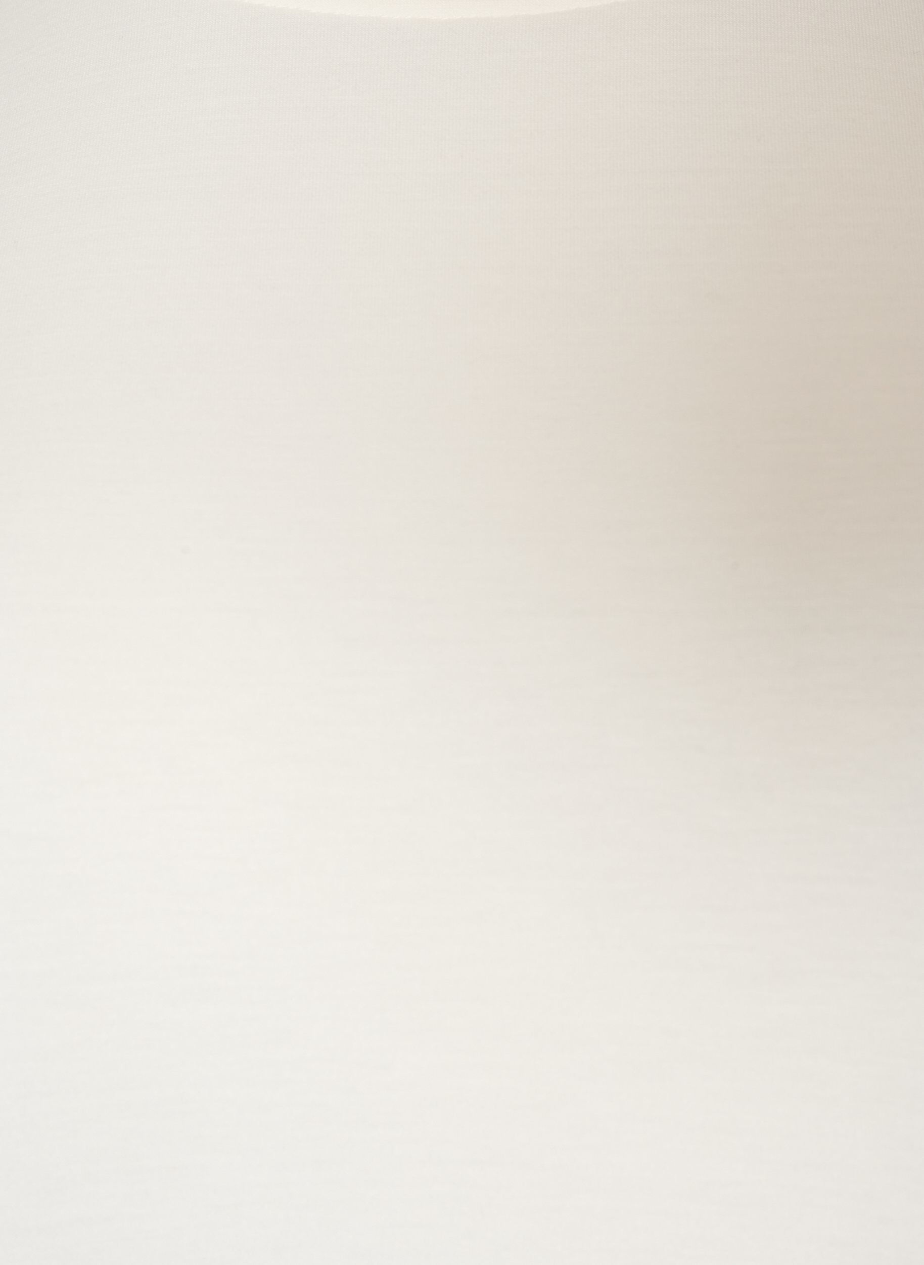 ZizziJerseybluse im Lagenlook mit Spitze, Vanille, Packshot image number 2