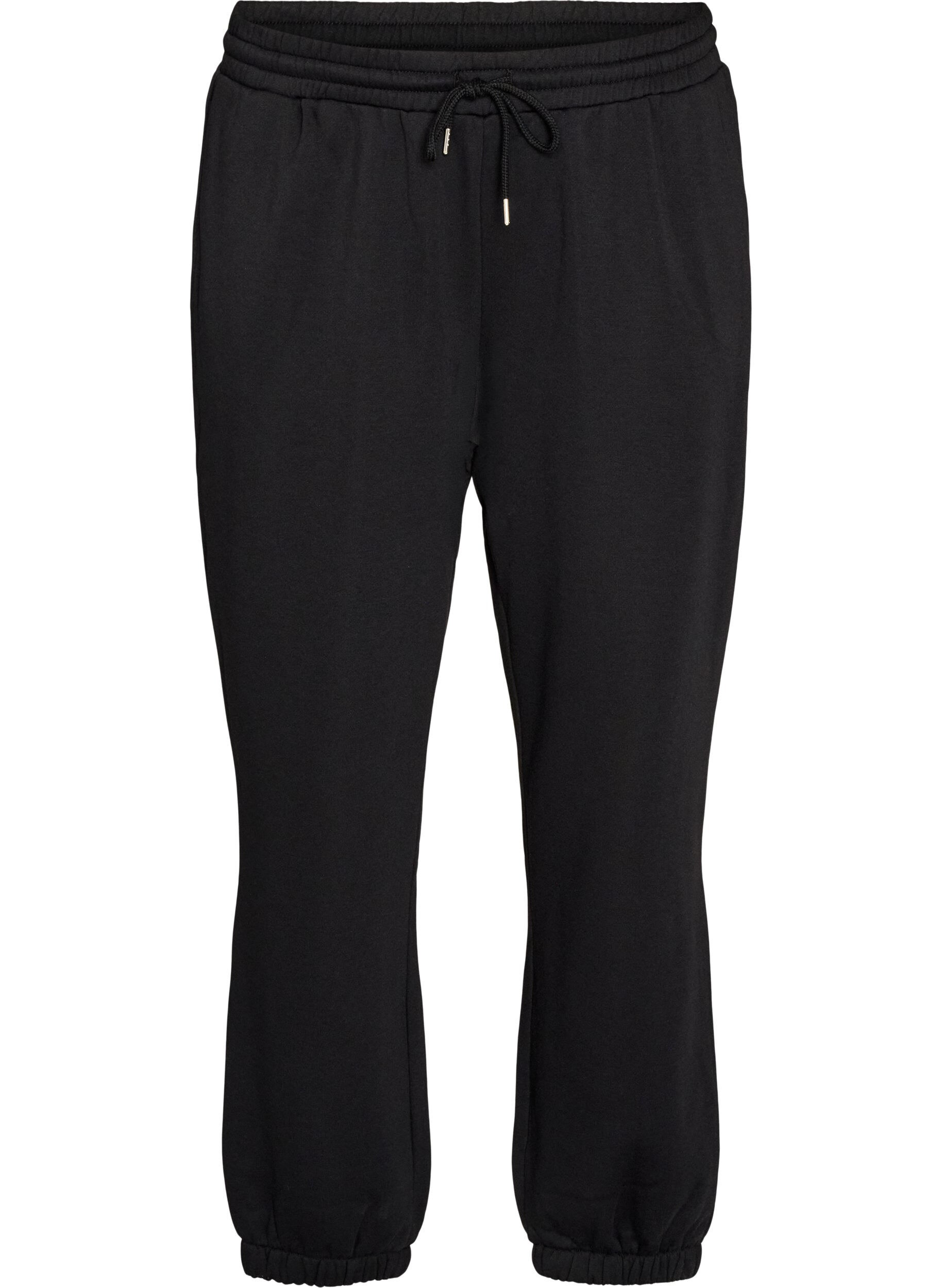 FLASH - Hoch taillierte Sweatpants mit Kordelzug