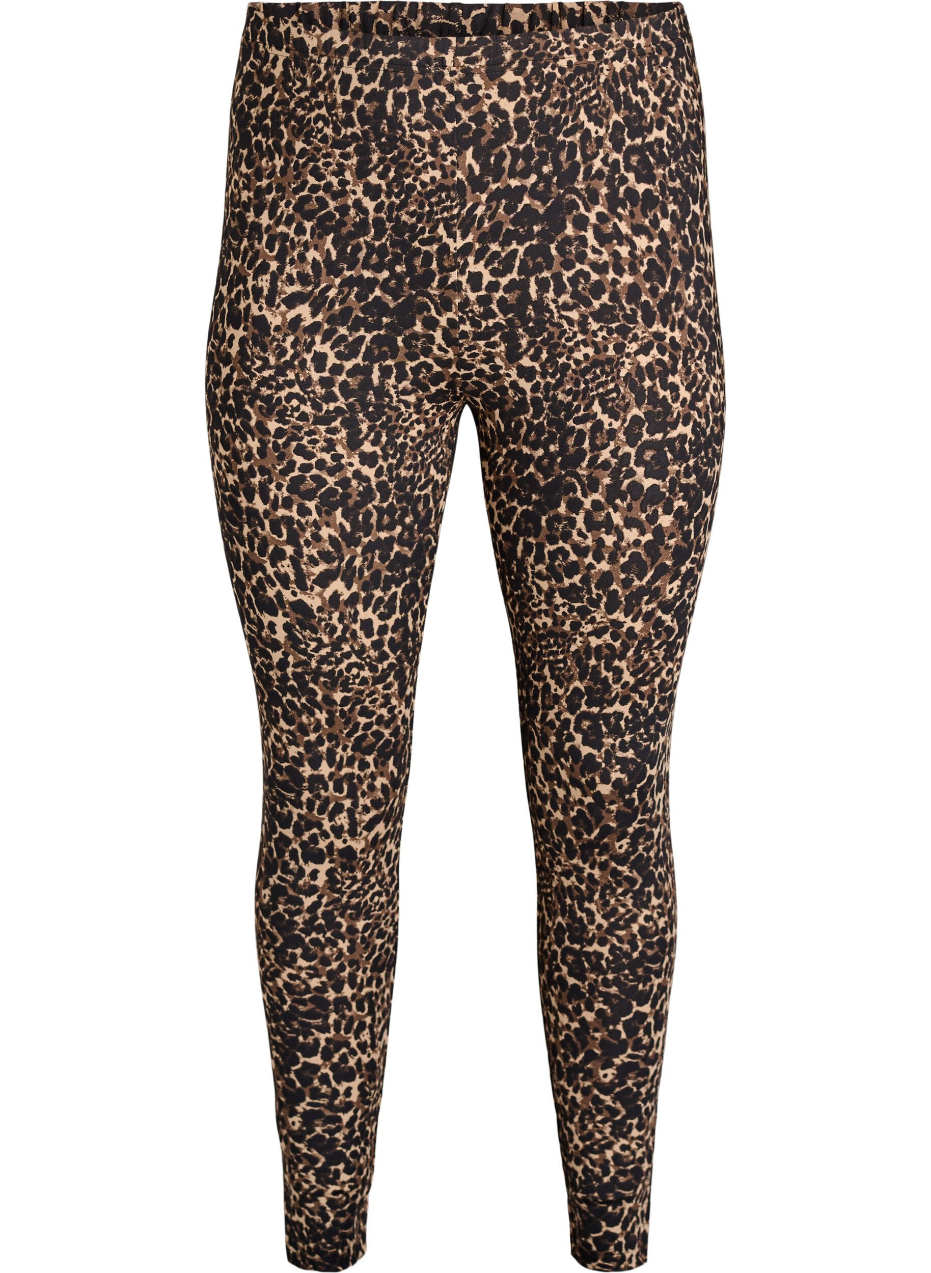 Zizzi Lot de 2 leggings longs &agrave; taille standard, Noir, Packshot image number 2