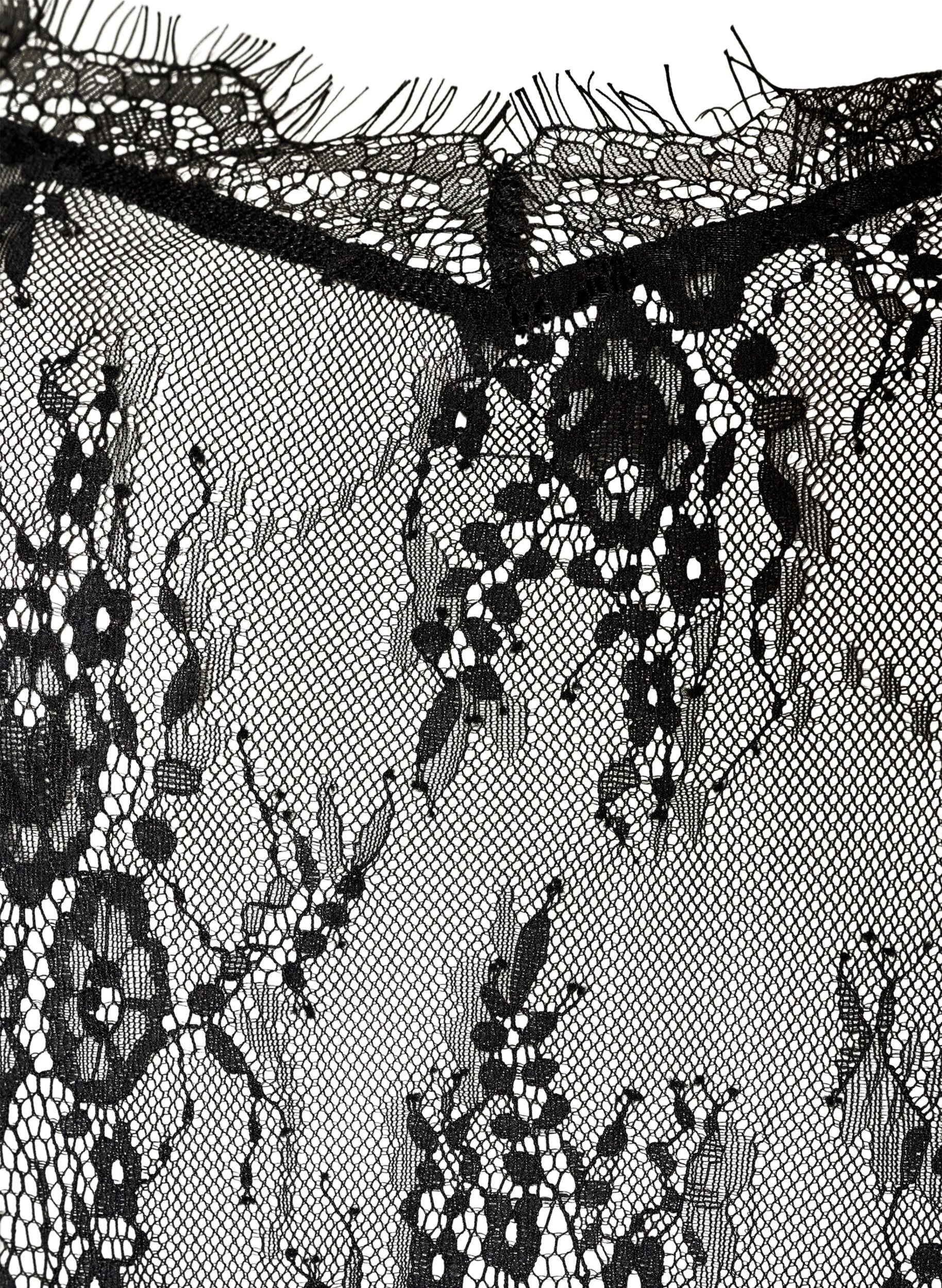 ZizziSpitzenkleid mit asymmetrischem Schnitt, Schwarz, Packshot image number 2