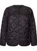Veste matelass&eacute;e avec boutons-pression et col rond, Noir, Packshot image number 0