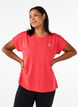 T-shirt de sport uni, Rouge, Model image number 0