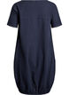 Kurzarm Kleid aus Baumwolle, Blau, Packshot image number 1