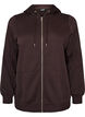 Kapuzensweatshirt mit Rei&szlig;verschluss und Taschen, Braun, Packshot image number 0