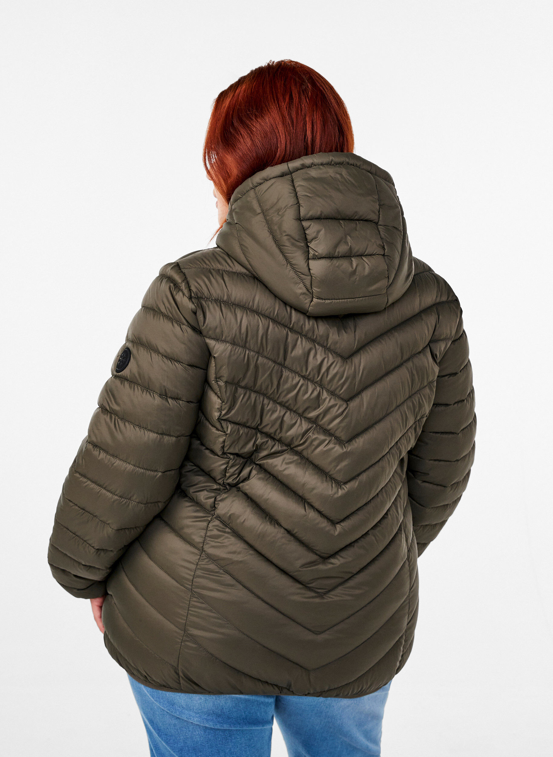 ZizziVeste l&eacute;g&egrave;re &agrave; capuche, Vert, Model image number 2