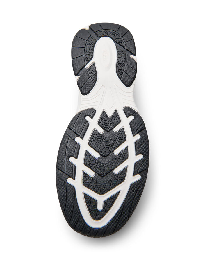 Sneakers aus dehnbarem Strickmaterial, Schwarz, Packshot image number 5