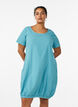 Robe en coton &agrave; manches courtes, Bleu Clair, Model image number 0