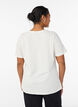 T-shirt imprim&eacute;, Blanc, Model image number 2