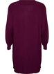 Robe courte en maille &agrave; manches raglan et couture centrale, Bordeaux, Packshot image number 1