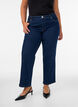 Kurze Jeans mit gerader Passform und normaler Taillenh&ouml;he, Blau, Model image number 2