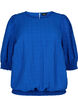 Blouse smockée en lyocell (TENCEL™), Strong Blue, Packshot image number 0