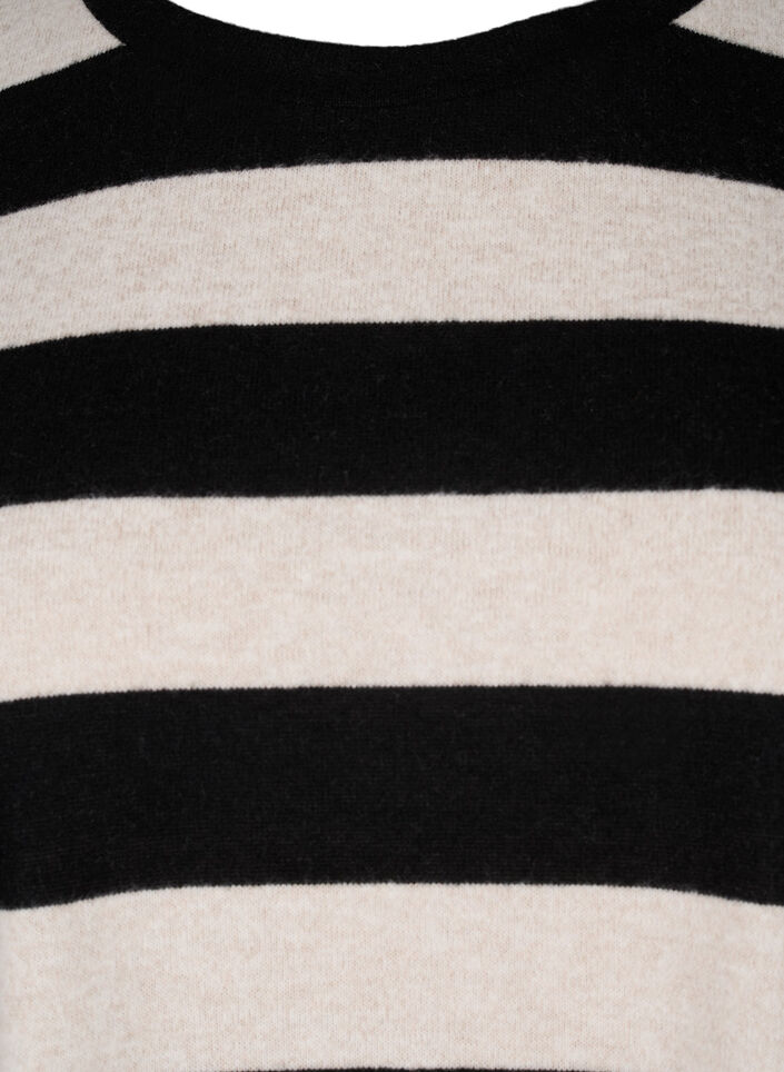  Chemisier à manches longues avec rayures, Bl. Beige Mel.Stripe, Packshot image number 2