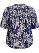 Blouse imprimée à manches 1/2, Bleu, Packshot image number 1