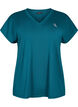 Lockeres Trainings-T-Shirt mit V-Ausschnitt, Gr&uuml;n, Packshot image number 0