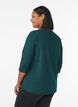 Haut de sport &agrave; manches 3/4, Vert fonc&eacute;, Model image number 2
