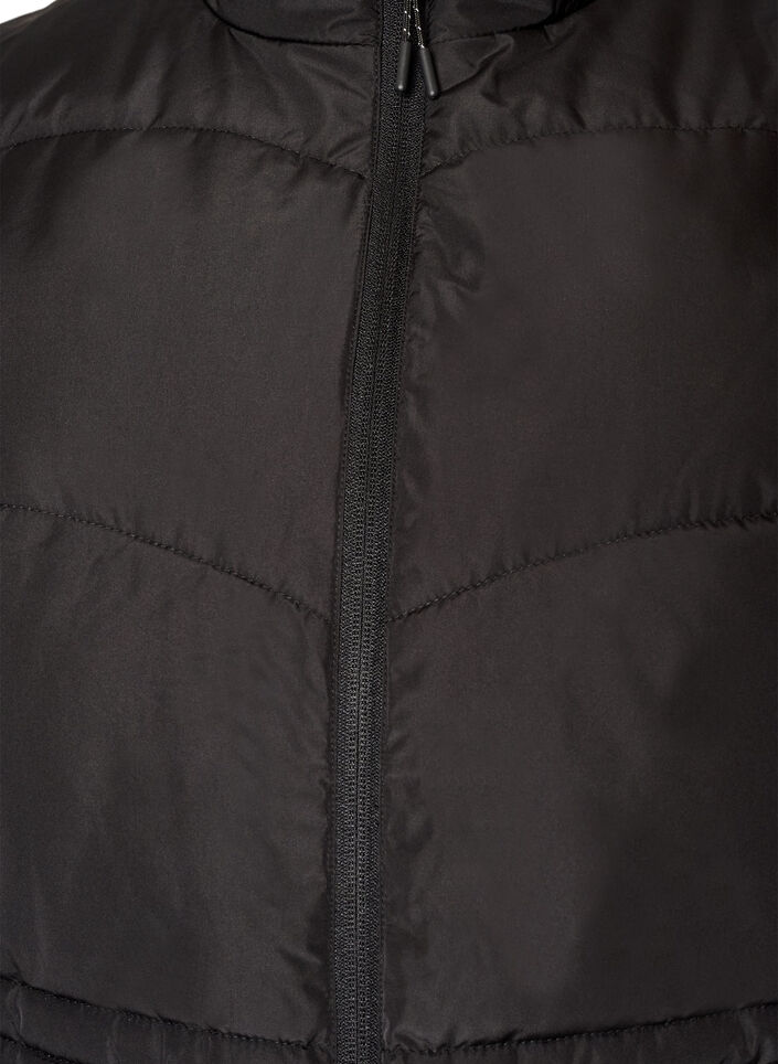 Doudoune sans manches avec taille ajustable, Noir, Packshot image number 2