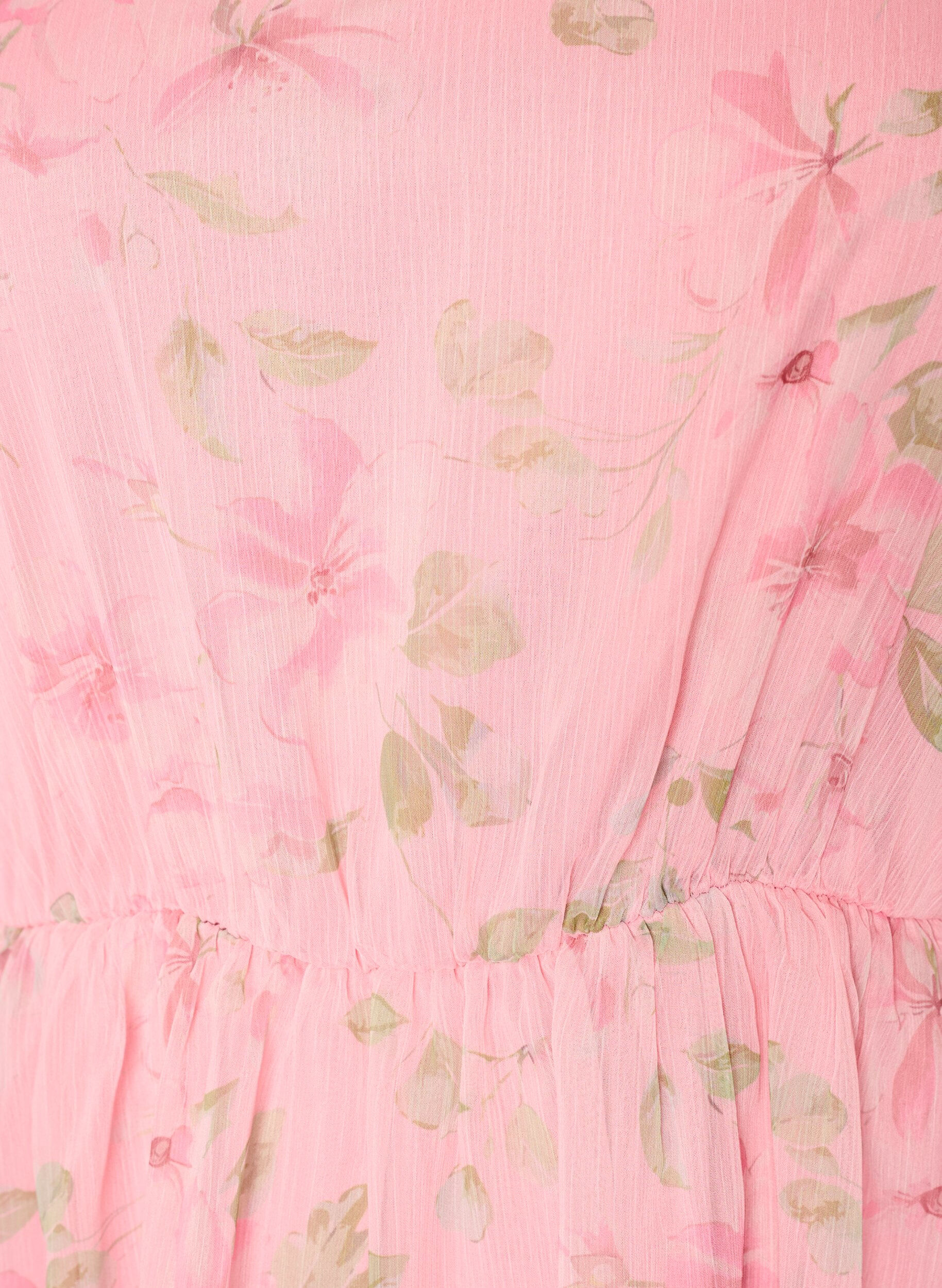 ZizziRobe de soir&eacute;e en mousseline &agrave; manches longues, Rose, Packshot image number 2