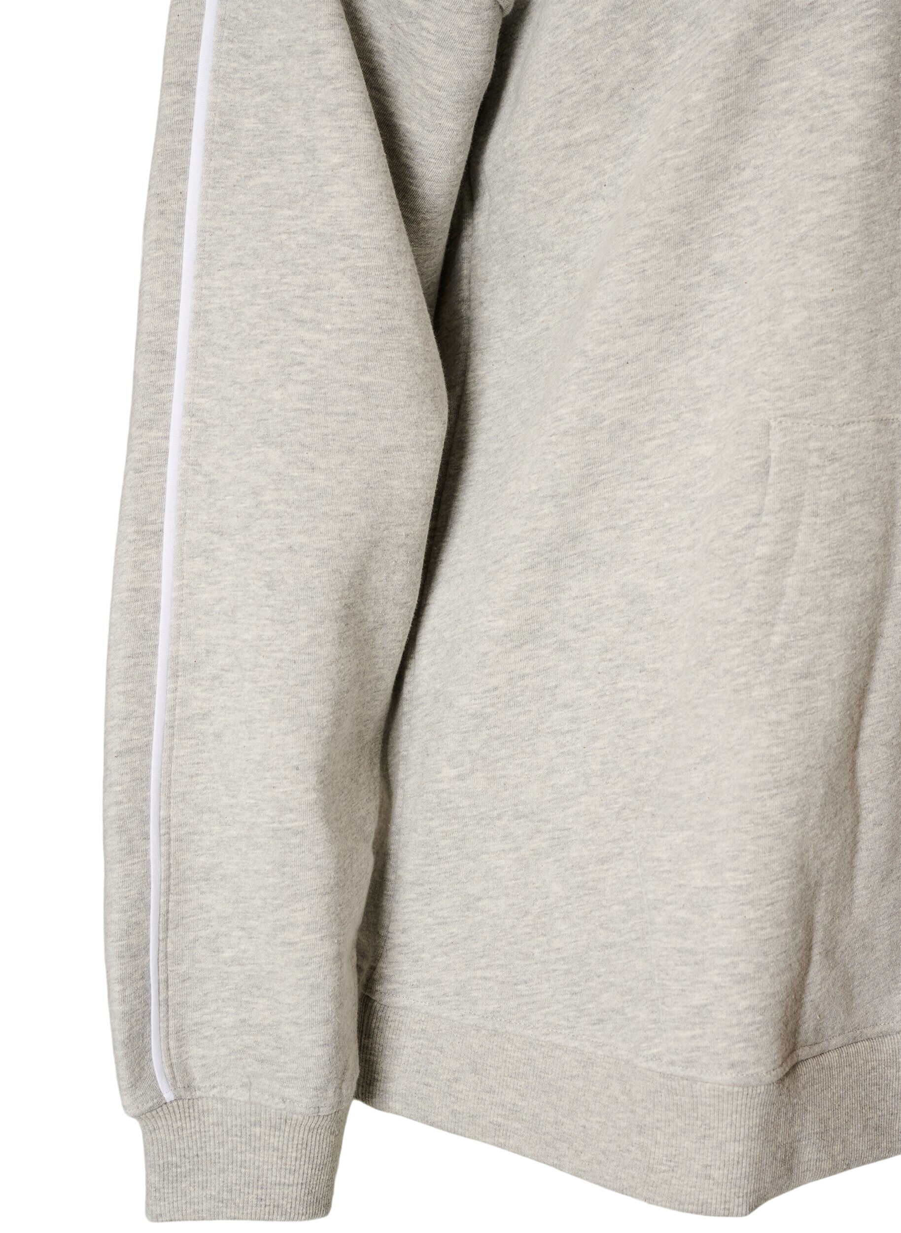ZizziSweat &agrave; capuche avec motif brod&eacute;, Gris, Packshot image number 4