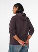 Kapuzensweatshirt mit Rei&szlig;verschluss und Taschen, Braun, Model image number 2