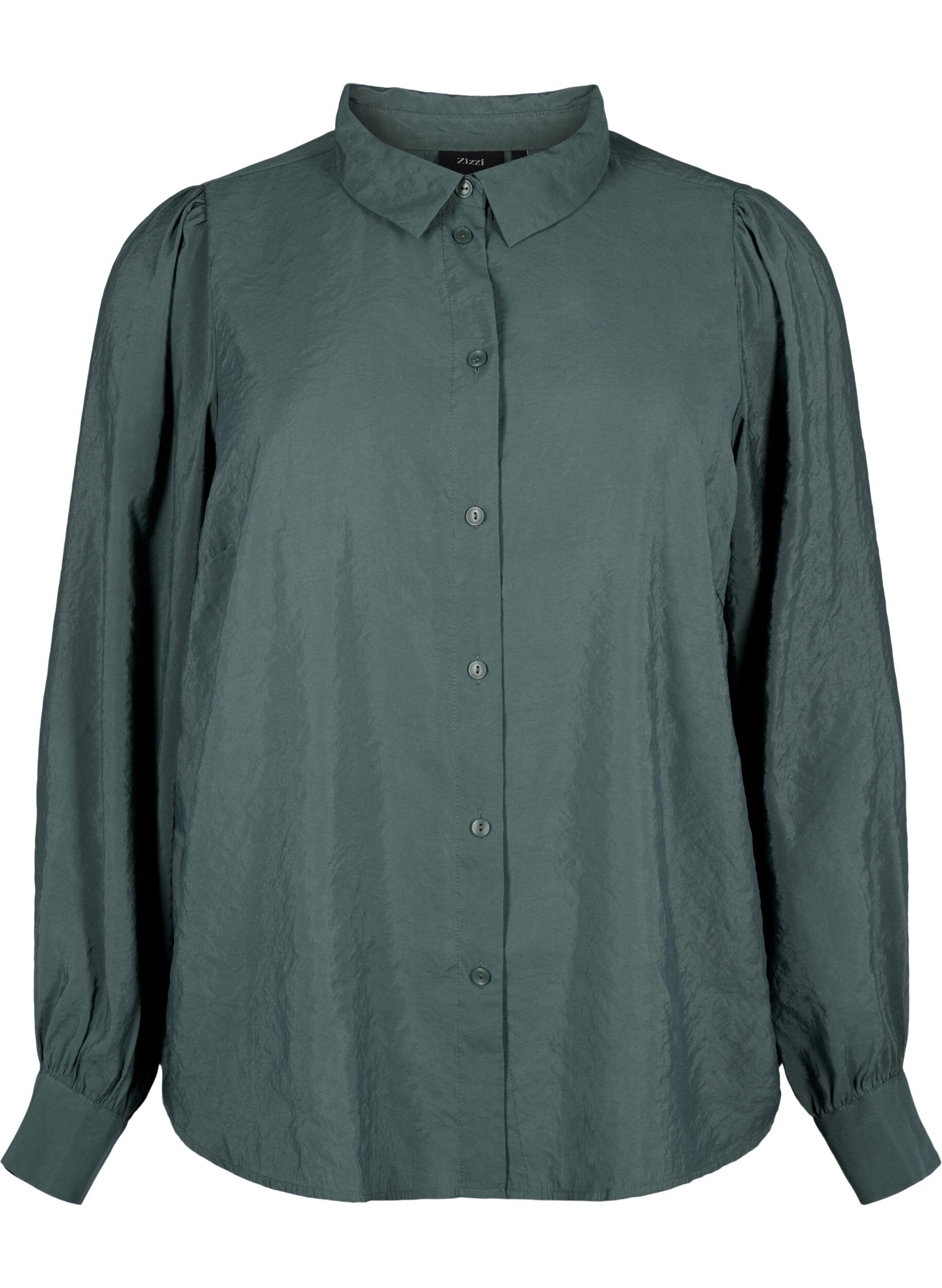 Zizzi Bluse aus TENCEL&trade; Modal, Dark Forest, Packshot image number 0