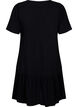 Kleid aus Viskose mit Schnittlinie, Schwarz, Packshot image number 1